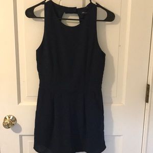 Navy Blue Romper